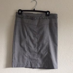 Grey work skirt